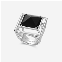 Ring Pianegonda Woman Kosmos in Silver Onice PSSR03B